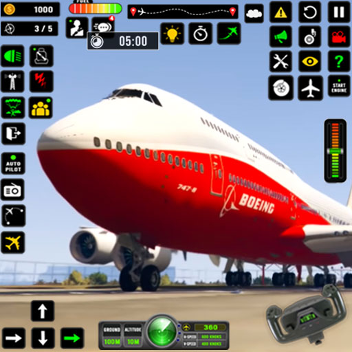Flugflugzeug-Simulatorspiel Mod